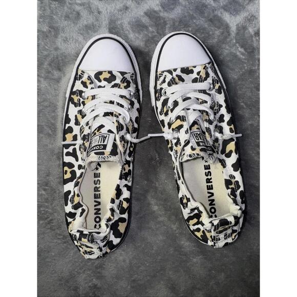 Converse All Star Chuck Taylor Leopard Low Top Shoreline Slip On Women 8 - Picture 9 of 15